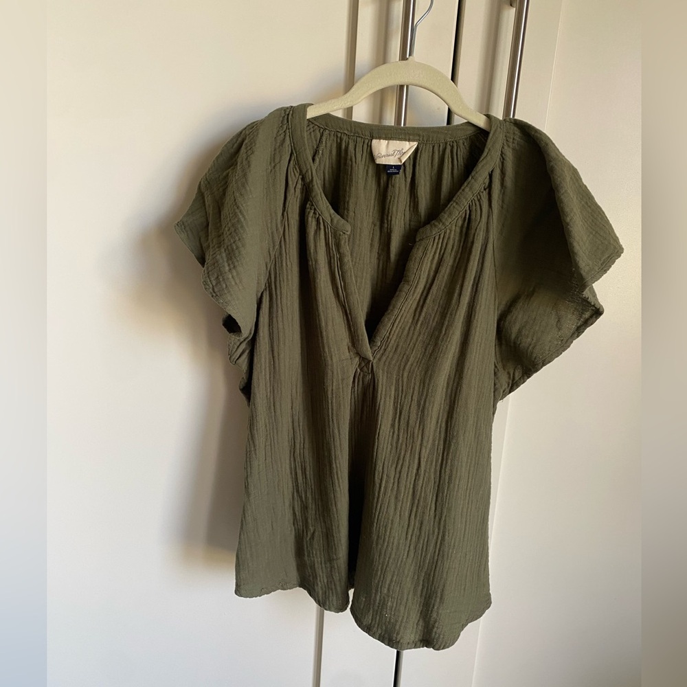 Universal Thread Olive Green Blouse